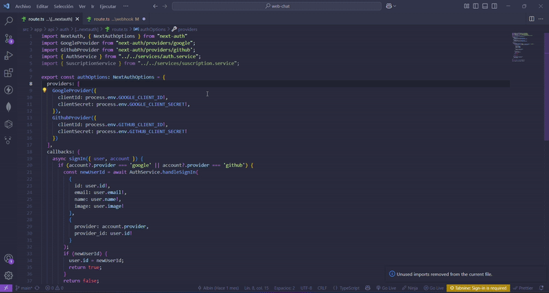 Demo de Clean Imports
